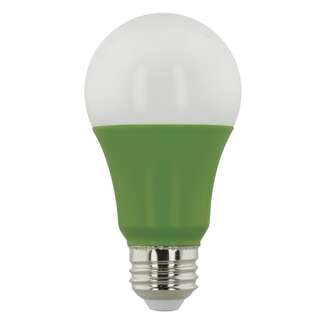 9 Watt - A19 LED 80 CRI - Non-Dimmable Full Spectrum Plant Grow Lamp Satco Lighting