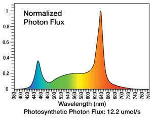 Light Spectrum Wavelength Graph