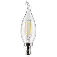5.5 Watt - 500 Lumens 2700K - 90 CRI - Clear Wet Rated - Dimmable CA10 Filament LED Satco Lighting