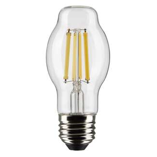 8 Watt - 800 Lumens 5000K - 90 CRI - Clear Wet Rated - Dimmable BT15 Filament LED Satco Lighting
