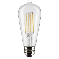 8 Watt - 800 Lumens 3000K - 90 CRI - Clear Wet Rated - Dimmable ST19 Filament LED Satco Lighting