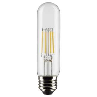 5" - T10 Filament LED 5.5 Watt - 450 Lumens 2700K - 90 CRI - Clear Wet Rated - Dimmable Satco Lighting