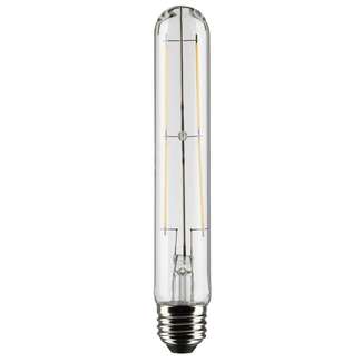 7.2" - T9 Filament LED 8 Watt - 800 Lumens 2700K - 90 CRI - Clear Wet Rated - Dimmable Satco Lighting