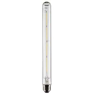 12" - T9 Filament LED 8 Watt - 800 Lumens 2700K - 90 CRI - Clear Wet Rated - Dimmable Satco Lighting