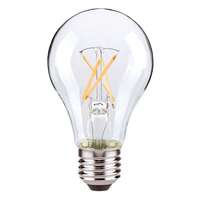 7.5 Watt - 800 Lumens 2700K - A19 Filament LED 80 CRI - Clear - Dimmable 4 Pack Satco Lighting