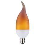 2 Watt - Candelabra Base 1400K - B11 Filament LED Flame Effect Satco Lighting