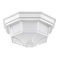 10.5" - LED - 3000K 18.5 Watt - 1,110 Lumens White Finish Frosted Glass Nuvo Lighting