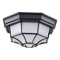 10.5" - LED - 3000K 18.5 Watt - 1,110 Lumens Black Finish Frosted Glass Nuvo Lighting