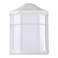 10" - LED - 3000K 14 Watt - 745 Lumens White Finish White Linen Glass Nuvo Lighting