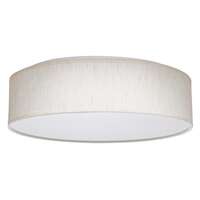 15&quot; - LED - 3000K-5000K 20 Watt - 1,230 Lumens Dimmable - Damp Rated Beige Fabric Shade Nuvo Lighting