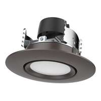 4" - LED - 2700K-5000K 7.5 Watt - 600 Lumens Dimmable - 60&amp;deg; Beam Gimbaled Retrofit - Medium Base Satco Lighting