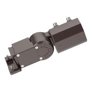 Area Light Extended Slipfitter Mount with Sensor Knockouts; Bronze Finish