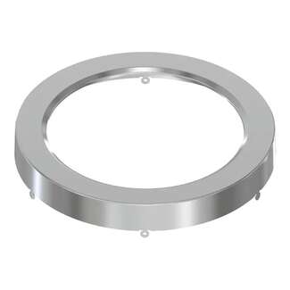 Brushed Nickel Smooth Color Trim For 9" SUMO Models RAB Lighting