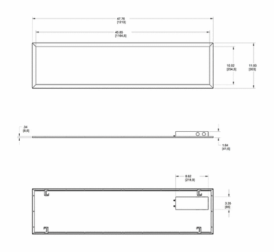 EZPANFA1X4/D10 Dimensions