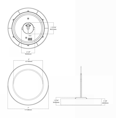 SUMOFA-7R-12-95CCT-UNV-W Dimensions