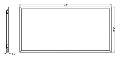 T34FAHE-2X4/E Dimensions