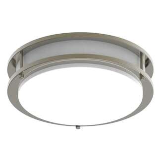12" - LED - 2700K-5000K 16 Watt - 1,100 Lumens Brushed Nickel Finish RAB Lighting