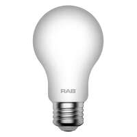 5 Watt - 450 Lumens 2700K - A19 Filament LED 90 CRI - Frosted - Dimmable RAB Lighting