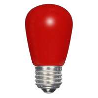 1.4 Watt - Medium Base Red - S14 LED Non-Dimmable Satco Lighting