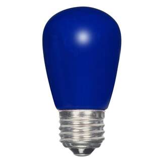 1.4 Watt - Medium Base Blue - S14 LED Non-Dimmable Satco Lighting