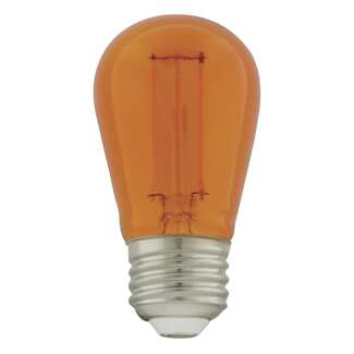 1 Watt - Medium Base Orange - S14 LED Non-Dimmable Satco Lighting
