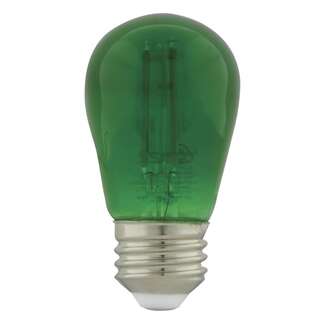 1 Watt - Medium Base Green - S14 LED Non-Dimmable Satco Lighting