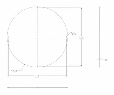 GDBAYLED78P Dimensions