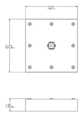 SMKPANEL2X2 Dimensions