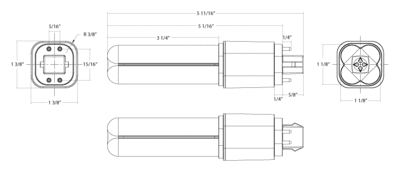 PLC-7-O-830-HYB-G24Q Dimensions