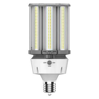 80/100/120 Watt - 3000K-5000K 10,800 - 17,400 Lumens 5-Pin Sensor Port - 100-277V LED - Ex Mogul Base RAB Lighting
