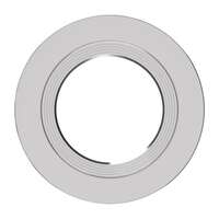 4" - Brushed Nickel Baffle Trim For LED Retrofit RAB Lighting