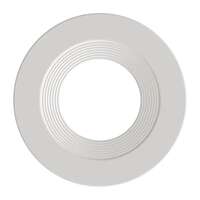 Baffle Round Trim Piece For 4" HA4 LED Downlight White Finish RAB Lighting