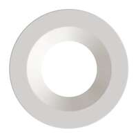 Smooth Round Trim Piece For 4" HA4 LED Downlight White Finish RAB Lighting