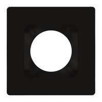 Smooth Square Trim Piece For 4" HA4 LED Downlight Black Finish RAB Lighting