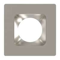 Smooth Square Trim Piece For 4" HA4 LED Downlight Brushed Nickel Finish RAB Lighting