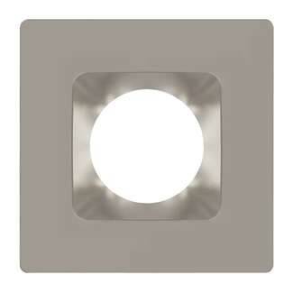 Smooth Square Trim Piece For 6" HA6 LED Downlight Brushed Nickel Finish RAB Lighting