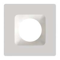 Smooth Square Trim Piece For 6" HA6 LED Downlight White Finish RAB Lighting