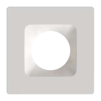 Smooth Square Trim Piece For 6" HA6 LED Downlight White Finish RAB Lighting