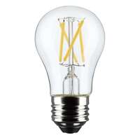 5.5 Watt - 450 Lumens 2700K - A15 Filament LED 90 CRI - Dimmable Clear Finish - 2 Pack Satco Lighting
