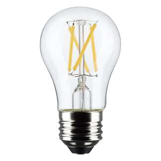 5.5 Watt - 450 Lumens 2700K - A15 LED Filament 90 CRI - Clear - Dimmable 2 Pack Satco Lighting