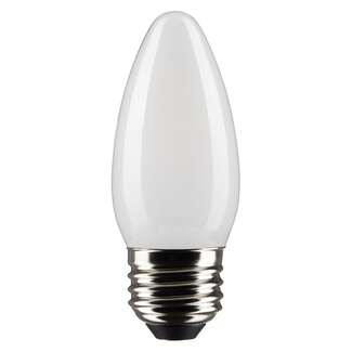 3 Watt - 250 Lumens 2700K - 90 CRI - Frosted Wet Rated - Dimmable B11 Filament LED - 2 Pack Satco Lighting