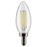 5.5 Watt - 500 Lumens 2700K - 90 CRI - Clear Wet Rated - Dimmable B11 Filament LED - 2 Pack Satco Lighting