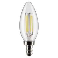 5.5 Watt - 500 Lumens 5000K - 90 CRI - Clear Wet Rated - Dimmable B11 Filament LED - 2 Pack Satco Lighting