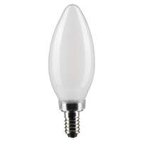 5.5 Watt - 500 Lumens 3000K - 90 CRI - Frosted Wet Rated - Dimmable B11 Filament LED - 2 Pack Satco Lighting