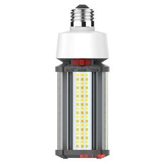 27W - 3000K-5000K 3,510-3,780 Lumens Post Top - 277-347V LED - Medium Base Satco Lighting