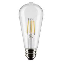 5 Watt - 425 Lumens 2700K - 90 CRI - Clear Wet Rated - Dimmable ST19 Filament LED - 2 Pack Satco Lighting