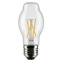 5 Watt - 450 Lumens 2700K - 90 CRI - Clear Wet Rated - Dimmable BT15 Filament LED - 2 Pack Satco Lighting