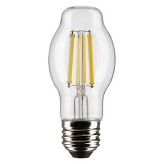 8 Watt - 800 Lumens 2700K - 90 CRI - Clear Wet Rated - Dimmable BT15 Filament LED - 2 Pack Satco Lighting