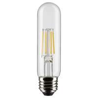 5&quot; - T10 Filament LED 5.5 Watt - 450 Lumens 2700K - 90 CRI - Clear Wet Rated - Dimmable 2 Pack - Satco Lighting