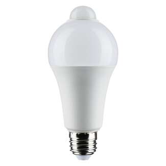 12 Watt - 1,050 Lumens 3000K - A19 LED 90 CRI - Non-Dimmable PIR Sensor Satco Lighting